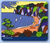 Beer Beach Mouse Mat