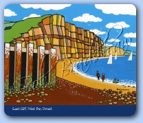 East Cliff, West Bay Mouse Mat